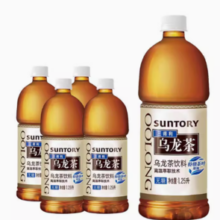 百亿补贴！SUNTORY 三得利 乌龙茶无糖大瓶装茶饮料1.25L*4瓶