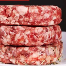 plus会员：京东超市 海外直采谷饲牛肉饼汉堡饼1.2kg（10片装）