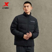 PLUS会员：XTEP 特步 立领羽绒服男 977429190372