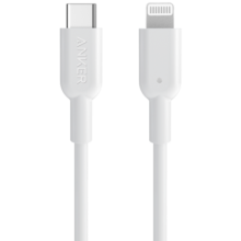 ANKER安克 充电线苹果mfi认证适用iphone11/12/13/14手机充电器3Atype-c转lightning快充数据线 1.8m黑