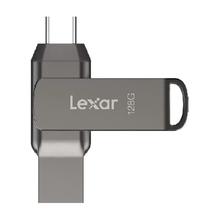 Lexar 雷克沙 D400高速U盘128G USB3.1Type-C手机电脑双接口金属U盘