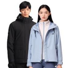 佟丽娅代言 伯希和三合一抓绒冲锋衣