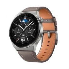 PLUS会员、百亿补贴：HUAWEI  华为 WATCH GT 3 Pro 灰色真皮表带 46.6mm