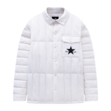 京东plus：匡威童装儿童超轻保暖羽绒服 羽白色 130/64