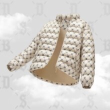 波司登 反季轻薄羽绒服女潮流印花立领修身90绒保暖外套B30131014