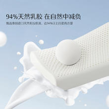 88VIP会员：MERCURY 水星家纺 乳胶枕泰国天然乳胶原液A类枕芯护颈椎枕头青桑有机蚕丝