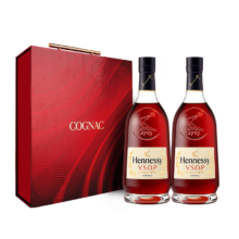 再降价、京东百亿补贴：Hennessy 轩尼诗 VSOP 干邑 白兰地 500ml*2瓶 礼盒装