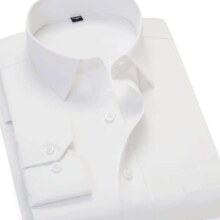 凡客诚品vancl衬衫男商务易打理纯色西服正装衬衣男士白衬衫 *2