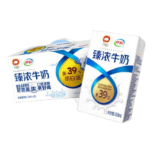 PLUS会员:伊利 臻浓砖牛奶250ml*20盒*2件