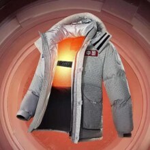 PLUS会员：波司登太空系列羽绒服男女情侣款加厚保暖时尚百搭外套