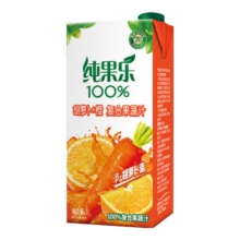 PLUS会员：百事可乐 胡萝卜+橙味 1复合果蔬汁 果汁 1L