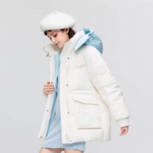 PLUS会员：BOSIDENG 波司登 女款加厚小个子羽绒服 B30145424