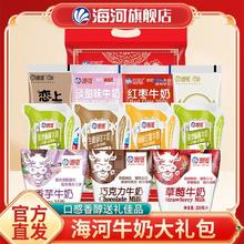 3人团 海河 牛奶龙年礼袋11种口味混合朋友亲戚送礼风味奶