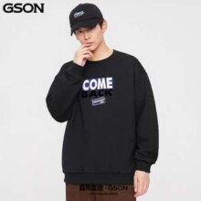 森马集团，GSON 情侣款潮流印花圆领卫衣 多色