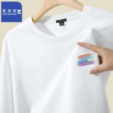 plus会员：真维斯 重磅 100%纯棉长袖T恤 *2件