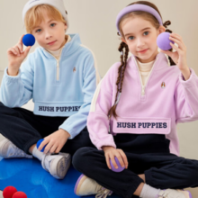 Hush Puppies暇步士 男女童秋季个性套装 （尺码任选）