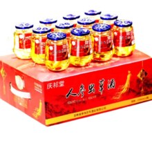 Plus会员：庆祁堂 人参虫草酒150ml*12瓶 42度