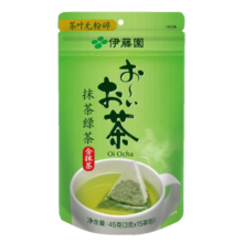 伊藤园（ITOEN）抹茶绿茶茶包 无糖 45g（3g*15包）