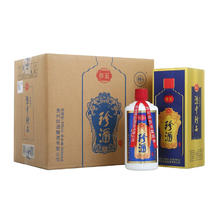 限移动端、京东百亿补贴：珍酒 珍五蓝 酱香型白酒 53度500ml*6瓶 整箱装 中秋送礼