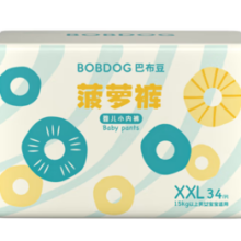 BoBDoG 巴布豆 菠萝系列 拉拉裤 XXL34片