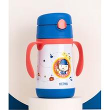 京东PLUS：THERMOS 膳魔师 儿童保温杯 小狮子316L 蓝 305ml