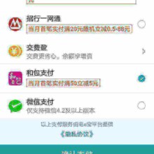 网上国网 移动和包支付 满50减5元