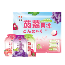 plus会员：亲亲（Qinqin）蒟蒻果冻0脂肪20g*63个 *4件