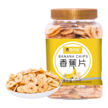 京东百亿补贴、plus会员、需首购:百历坚 香蕉片500g罐装