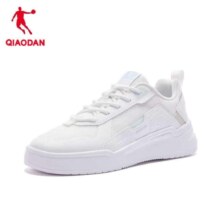 plus会员：乔丹QIAODAN 女子休闲小白鞋