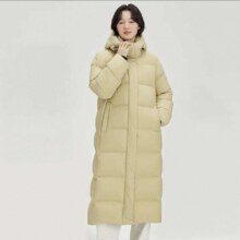 雪中飞  加厚过膝长款  羽绒服 三色任选1件