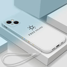iMobile 适用苹果14手机壳iPhone16pro液态硅胶男女ip15Pro新款潮牌14promax网红自由岛情侣全包防摔保护套