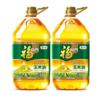 PLUS会员：福临门 非转基因 压榨玉米油 4L*2