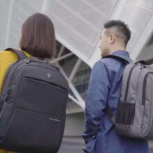 PLUS 会员：维多利亚  双肩包电脑包15.6英寸 男商务防泼水