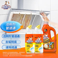 威猛先生 卫浴清洁套装（洁厕剂 750g*2+管道速效疏通卫浴专用960ml）