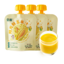 HEALTHY DIET EVERYDAY 星圃 鲜玉米汁 100g/袋 3袋（婴标）