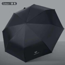 微信小程序：手动三折折叠黑胶晴雨两用伞*2件