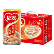 百亿补贴：银鹭 新货八宝粥桂圆莲子整箱批发360*12罐早餐营养代餐速食中老年