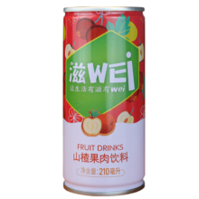 头牌 山楂果肉饮品 210ml*8罐