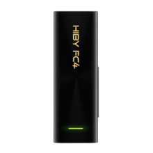 HiBy FC4 便携海贝解码耳放大推力电脑手机小尾巴TypeC数模转换DAC 双ES9219 3.5+4.4mm FC4标准版/黑色 ES9219版