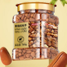 百亿补贴：京东京造 东北手剥红松子500g 每日坚果干果罐装坚果松子
