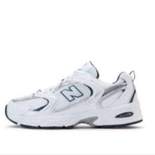 plus会员：NEW BALANCE   NB530 官方老爹鞋男鞋女鞋夏季复古情侣百搭网面休闲运动鞋 白色