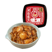 PLUS会员：洋琪 佐酒系列 照烧扇贝70g*8件
