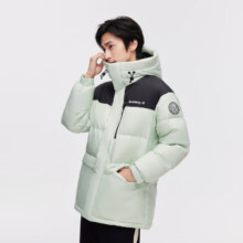 PLUS会员：波司登 冬羽绒服男女情侣款 90绒加厚中长款 连帽外套