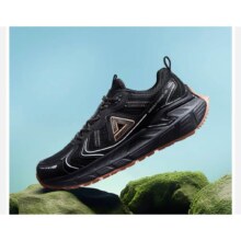 PEAK 匹克 态极科技跑步鞋男黑色/棕色 42