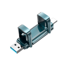 爱国者（aigo）512GB USB3.2 Type-C双接口 超极速固态U盘 U397 高速固态U盘 读1000MB/s 适用手机电脑平板