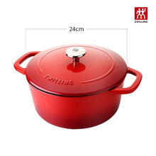 ZWILLING 双立人 40202-020 汤锅(24cm、铸铁、红色)