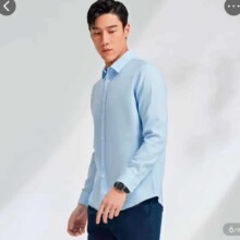 雅戈尔（YOUNGOR）长袖衬衫男白色成衣水洗衬衫