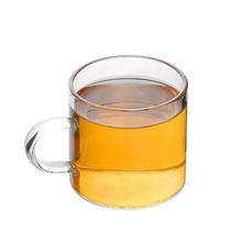 others 其他 玻璃杯带把家用水杯耐高温泡茶杯加厚防爆简约ins风单杯 100毫升小杯
