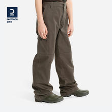 DECATHLON 迪卡侬 男童工装裤儿童裤子秋冬休闲帅气棉童装长裤OVHU