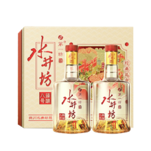 京东百亿补贴：水井坊 臻酿八号 52度 浓香型白酒 425ml*2瓶 礼盒装